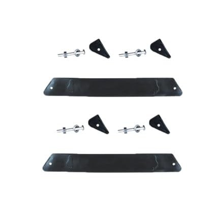 2Pcs Black Stroller Footrest Replacement Adjustable Extension