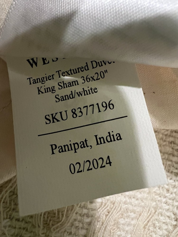 West Elm Tangier King Sham