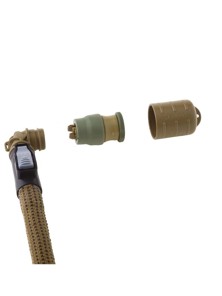 Source Tactical Storm Non-Bite Hydration Free Flow Valve Kit, Coyote