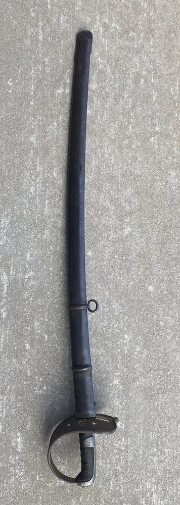 M. 1858 Austrian heavy cavalry sword and scabbard, C. Jurmann