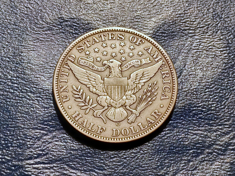 Choice VF 1908-O Barber Half Dollar