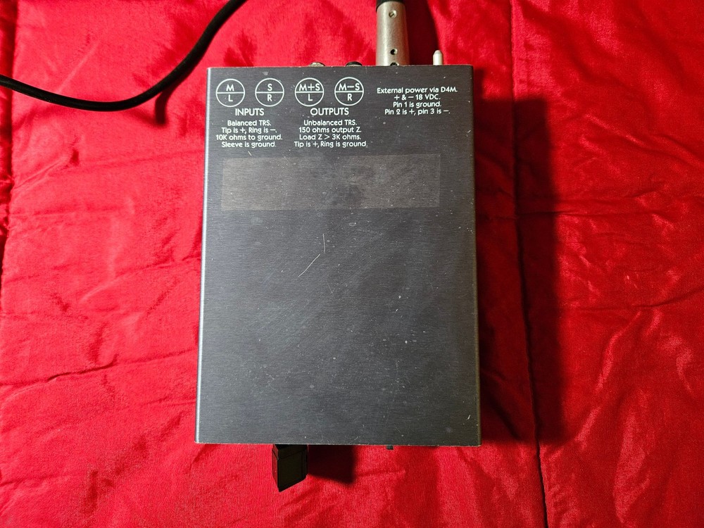 AEA MS38 Mid/Side Audio Stereo XY Field Processor Dual Mode Active Matrix MS 38