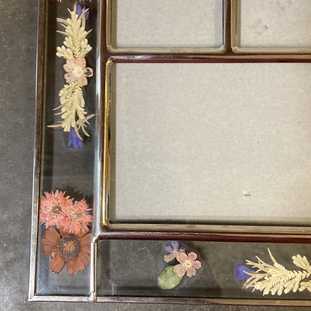 Pressed Flowers Glass Multi Size Picture Frame