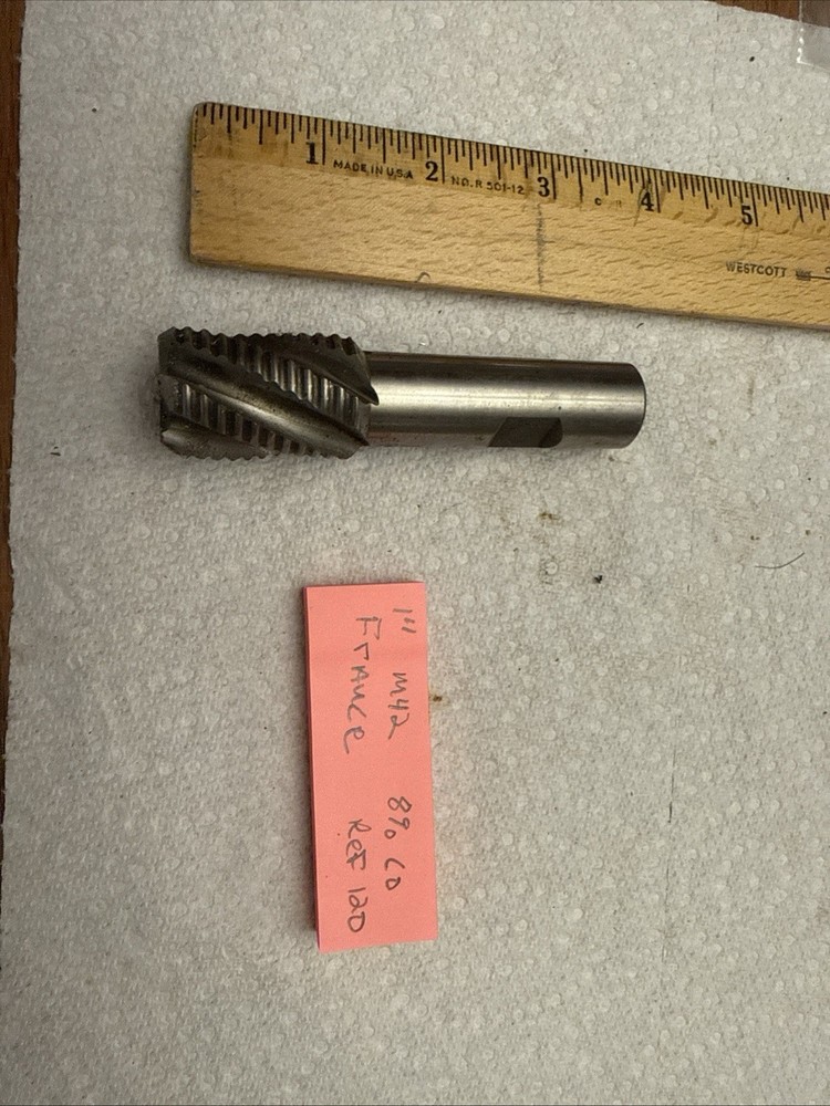 1" ROUGHING ENDMILL. HSS M-42 8% CO.