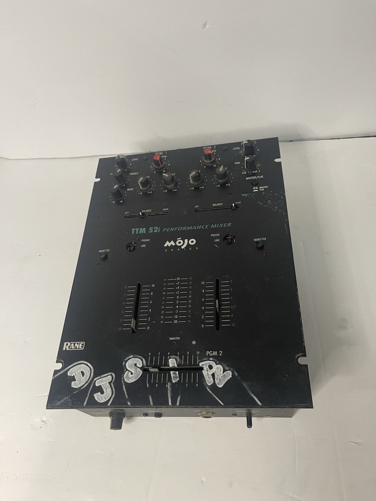 RANE TTM 54 Scratch DJ Mixer Mojo Series Working
