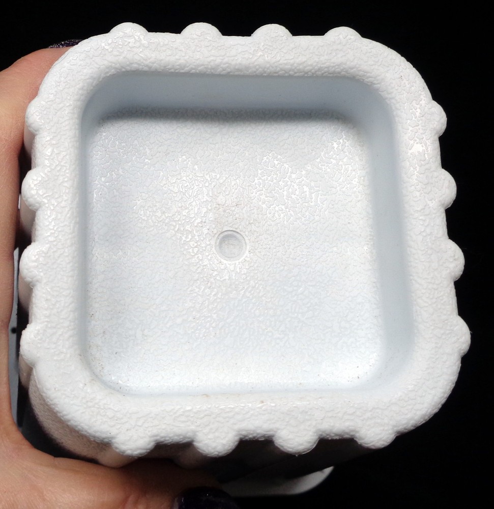 White 8" Bed Risers Set of 4