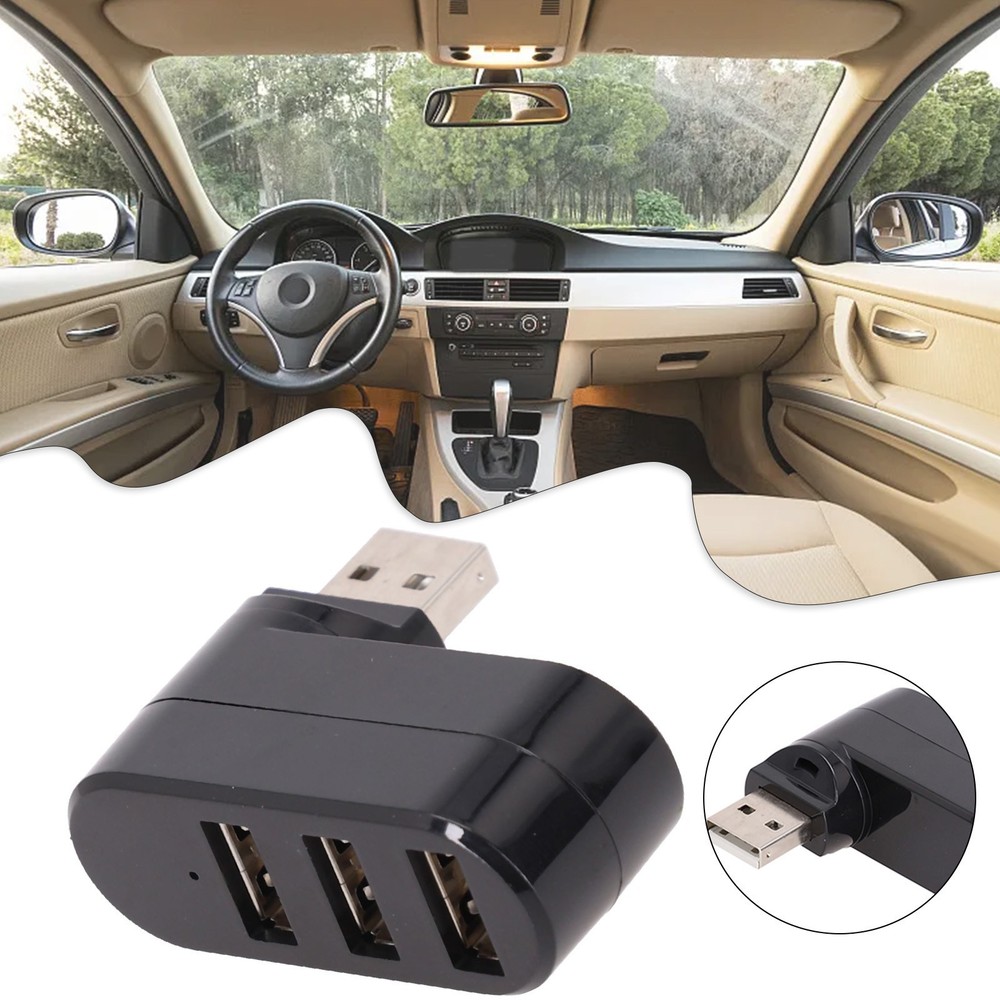 High speed USB 2 0 Rotating Splitter Adapter Hub for Quick Data Transfers