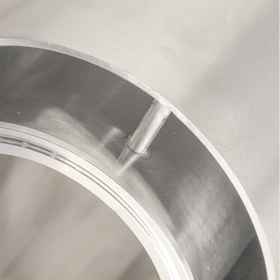 6"x 24” Tri Clamp Sleeved Spool, Dewax Chamber