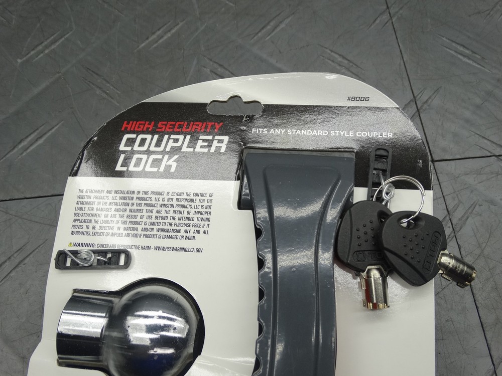 TowSmart ProClass Heavy Duty Coupler Lock 9006