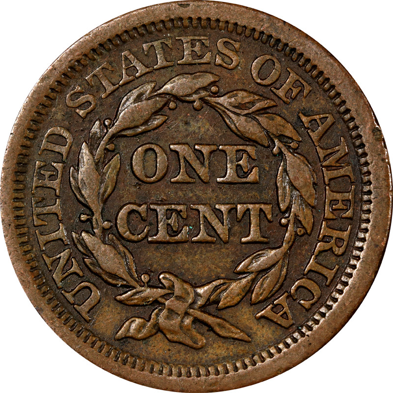 1854 Large Cent