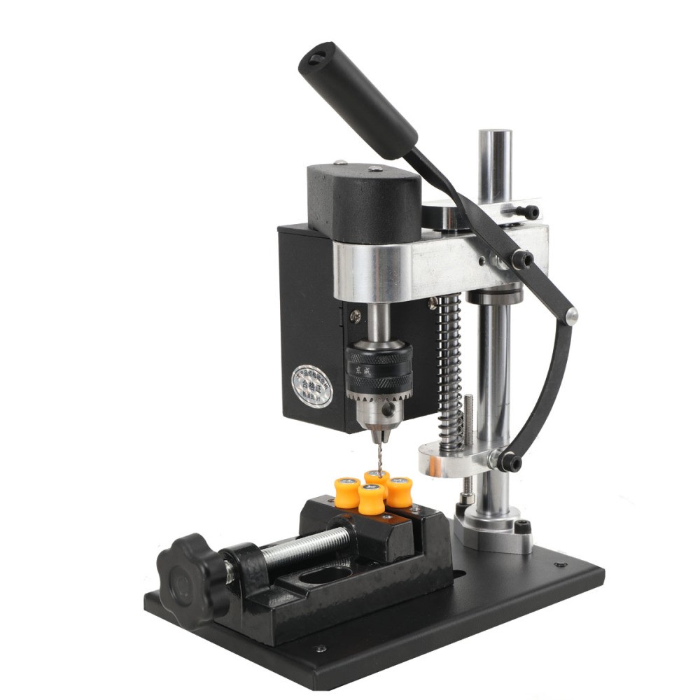 Mini Bench Drill Press Adjustable 7-Speed Mini CNC Table Drilling Machine 120W