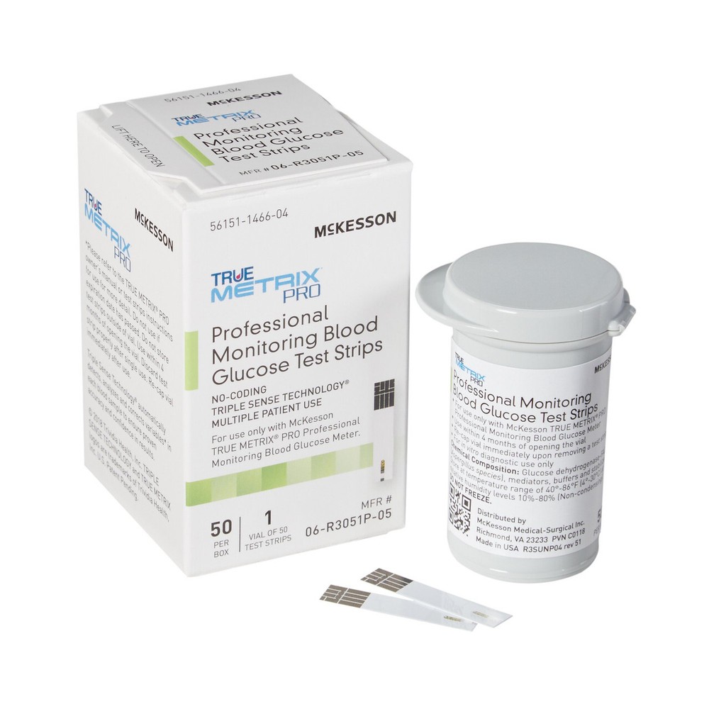 True Metrix Glucose Test Strips, 50 Count