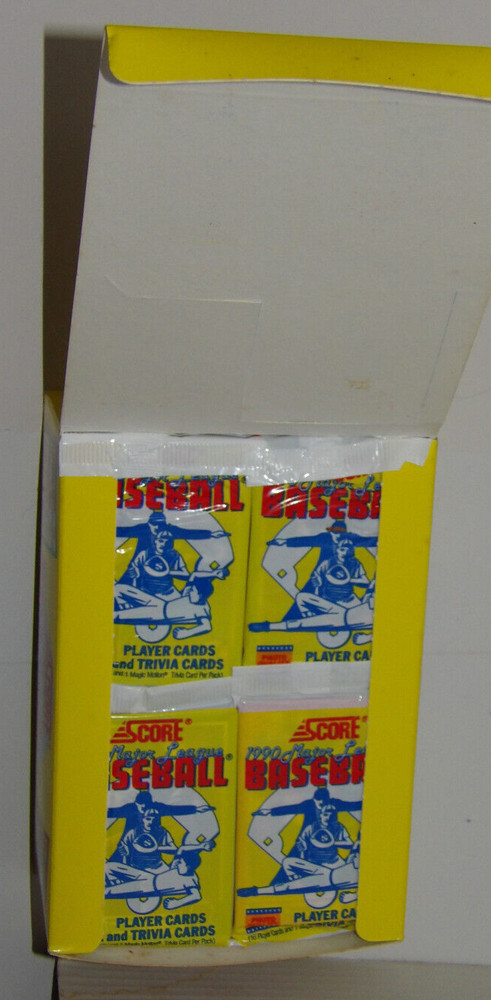 1990 Score Baseball Unopened Wax Box
