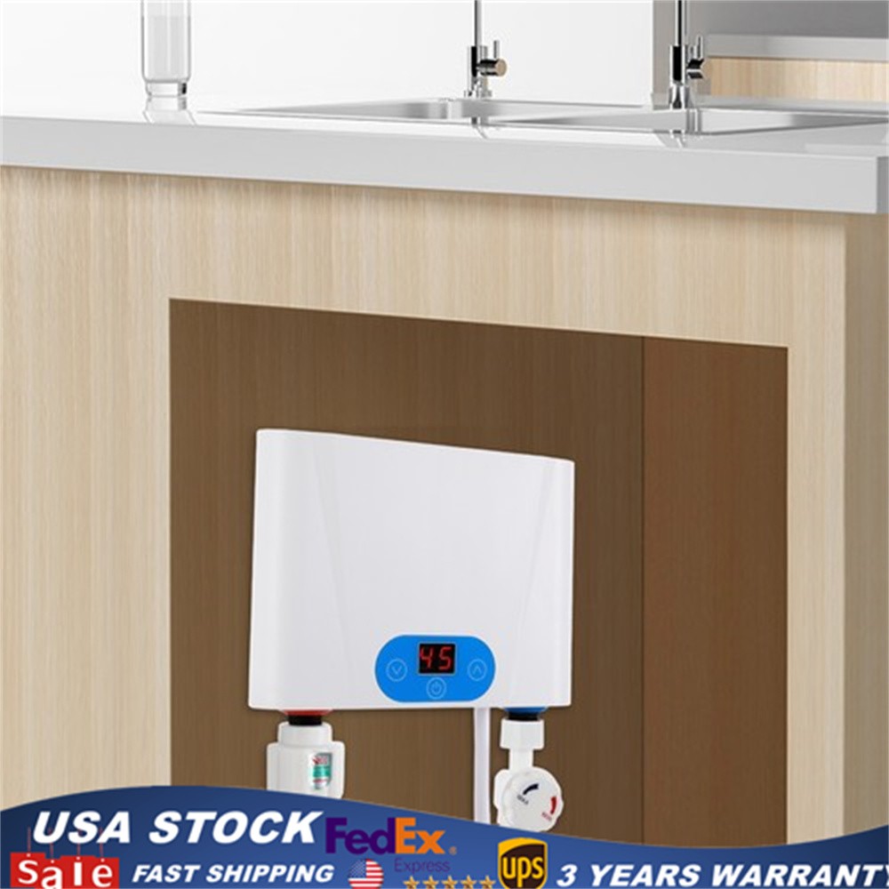Electric Tankless Water Heater Endless Hot Water Instant Mini Smart Heater 220V