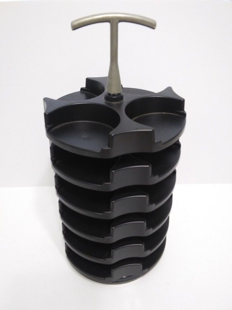 BLACK Stampin Up STACK & STORE Embellishment Carousel Caddy Storage