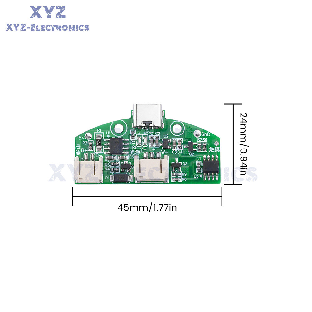 Table Lamp Circuit Board USB Charging Dimming LED Touch Light Control Module