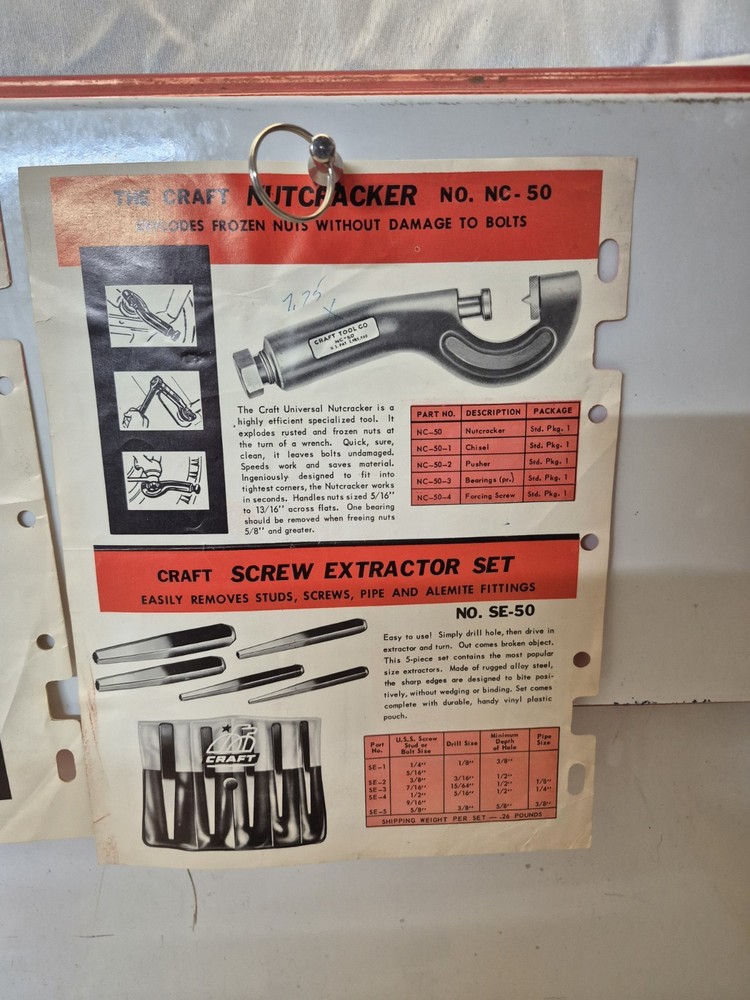 Craft Tool Company Catalog Inserts