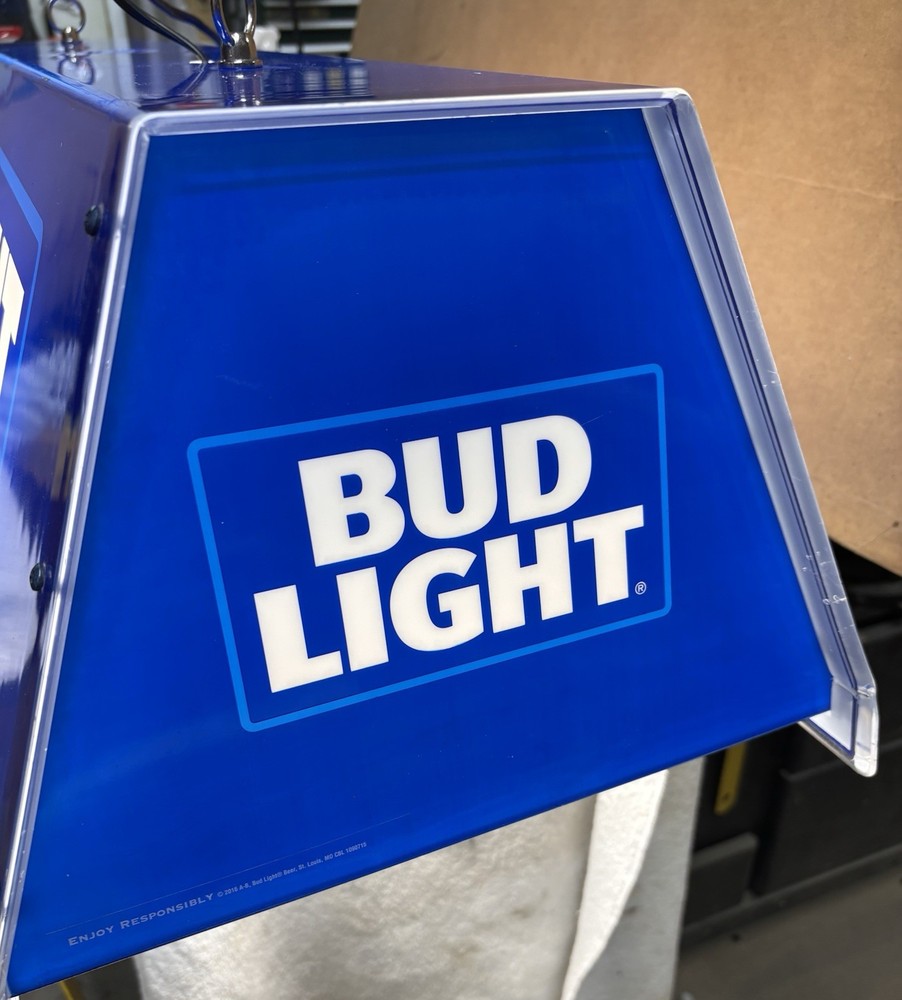 Bud Light Billiards Pool Table Light