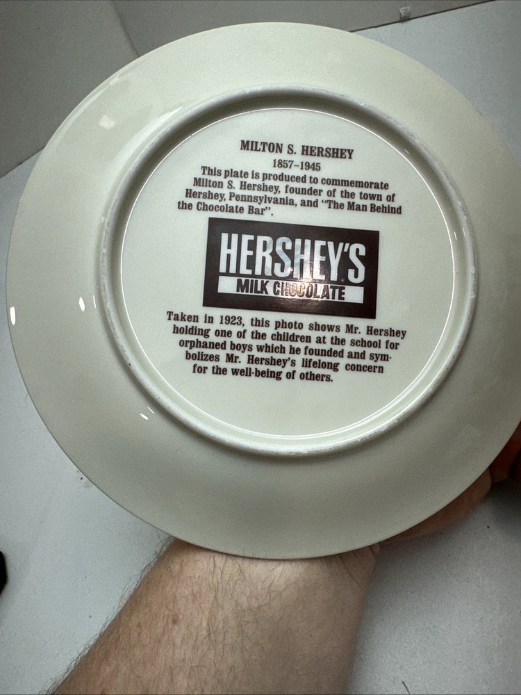 Milton S Hershey Commemorative Plate