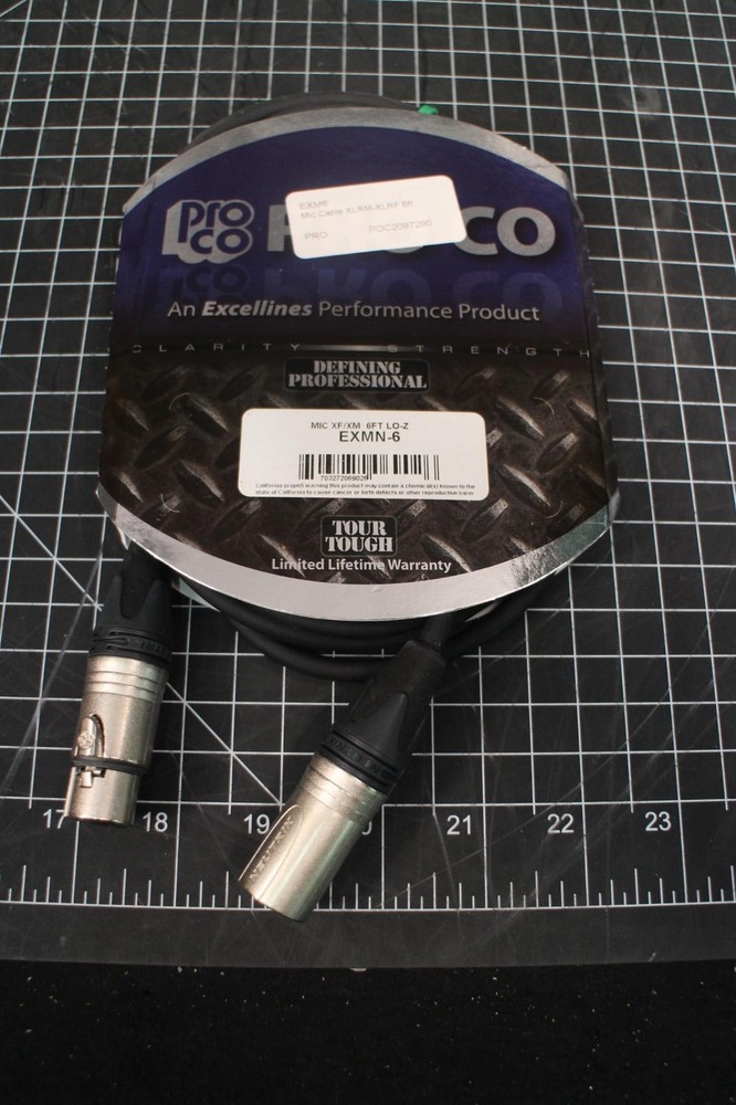 Pro Co Excellines Lo-z Microphone Cable