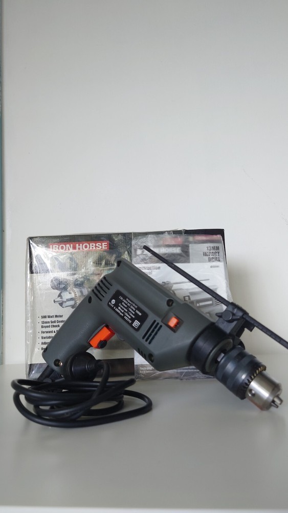 Iron Horse 13mm Impact Drill - Variable Speed, Forward & Reverse - Depth Gauge
