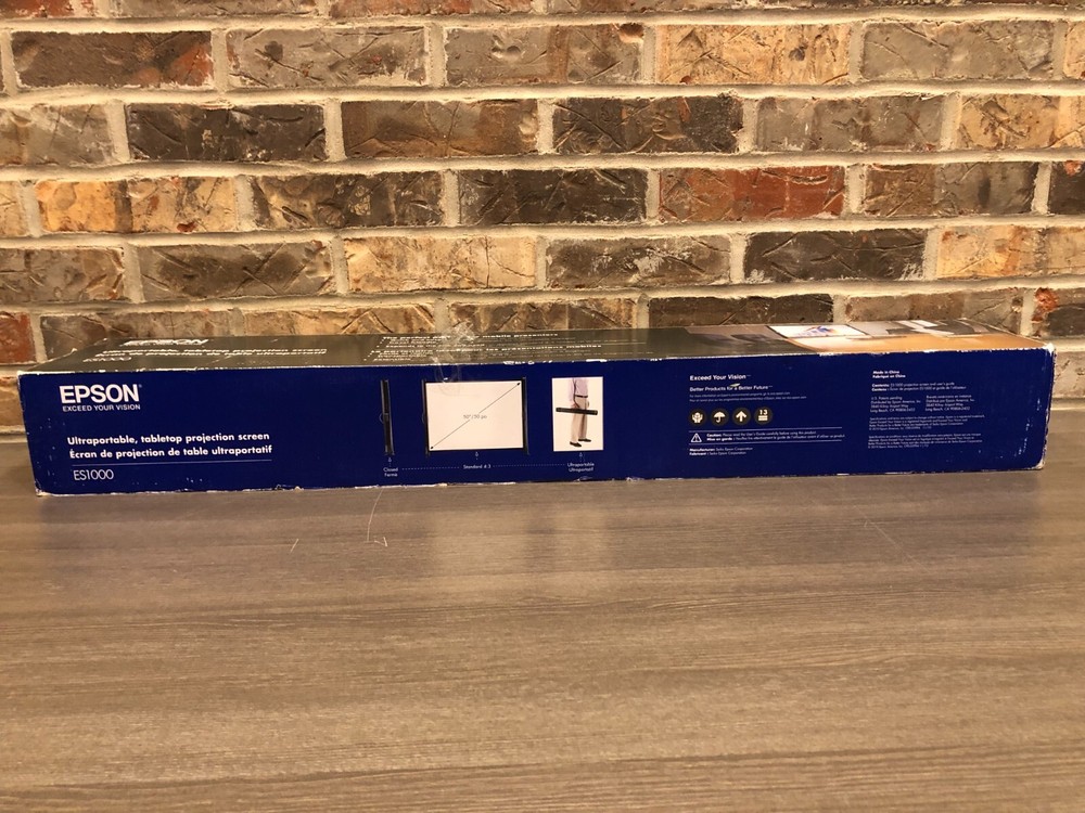 Epson ES1000 16:9 Tabletop Portable Projector Screen