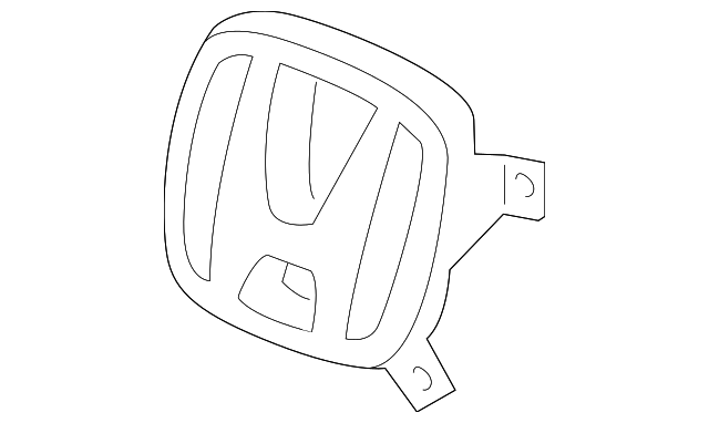 16'-18' HONDA PILOT Front Emblem Base