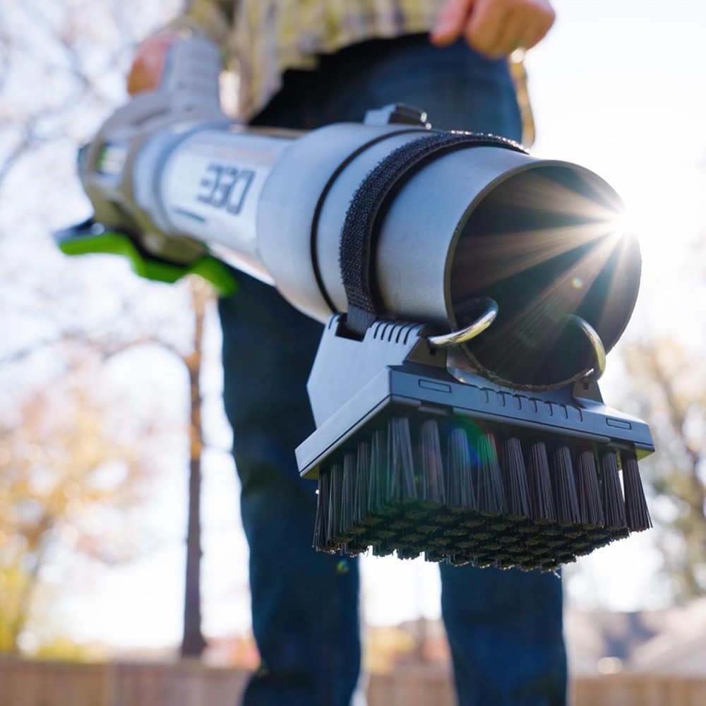 Blower Brush Universal Leaf Attachment – Effortlessly Clear Black