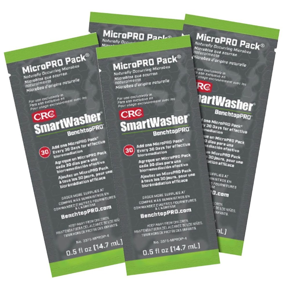 SmartWasher Benchtop PRO BTP MicroPRO .5oz each 4 Pack CRC 1751154