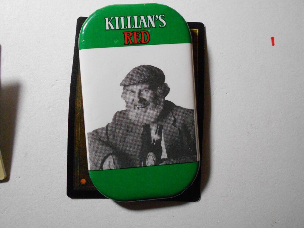 2" Killian's Red beer cello pinback button