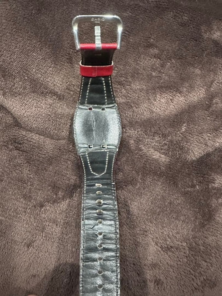 G-SHOCK Red Leather Band