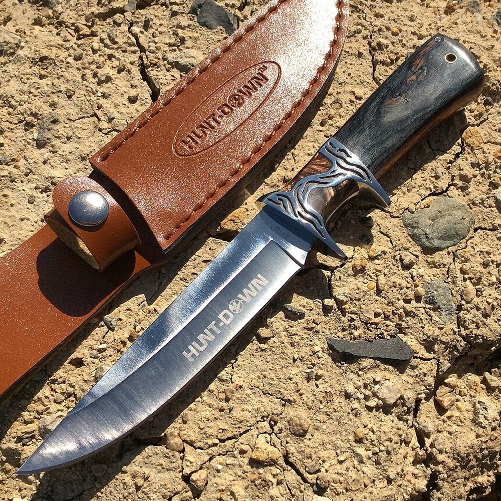 10.5" Hunt-Down Sporting Knife with Sheath
