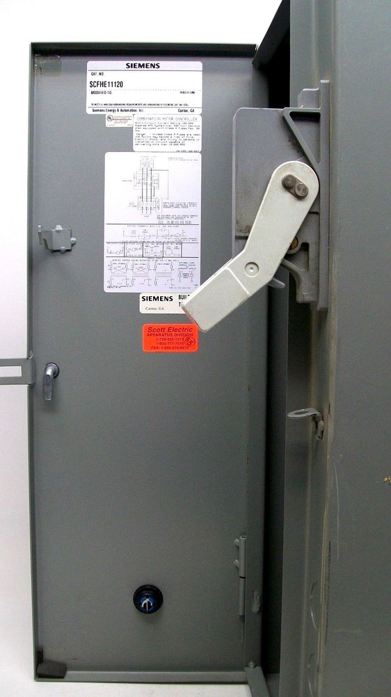 USED SIEMENS SCHFE11120 COMBINATION MOTOR CONTROLLER