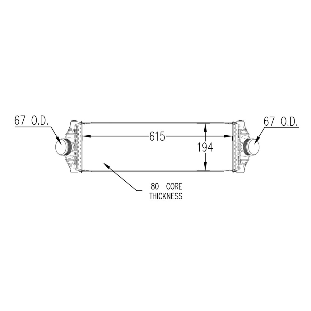 Intercooler TYC 18114