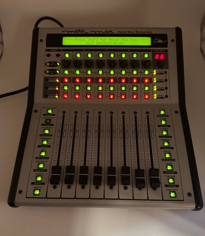 CM Labs Motor Mix Digital Mixer Worksurface Midi Audio Controller - POWERS ON