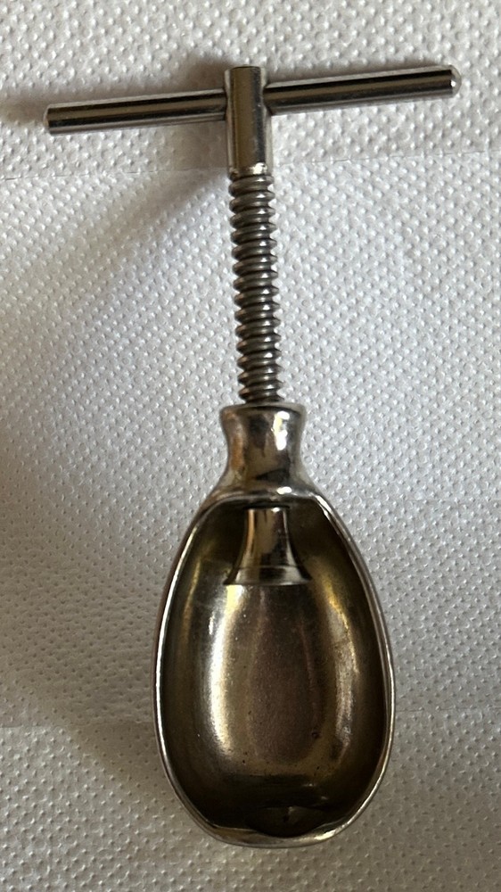 Vintage  Nut Cracker  silver tone Used