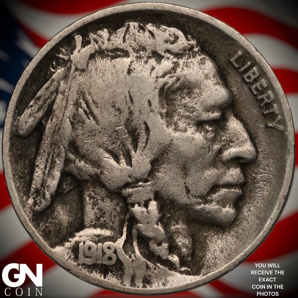 1918 D Buffalo Nickel A0817