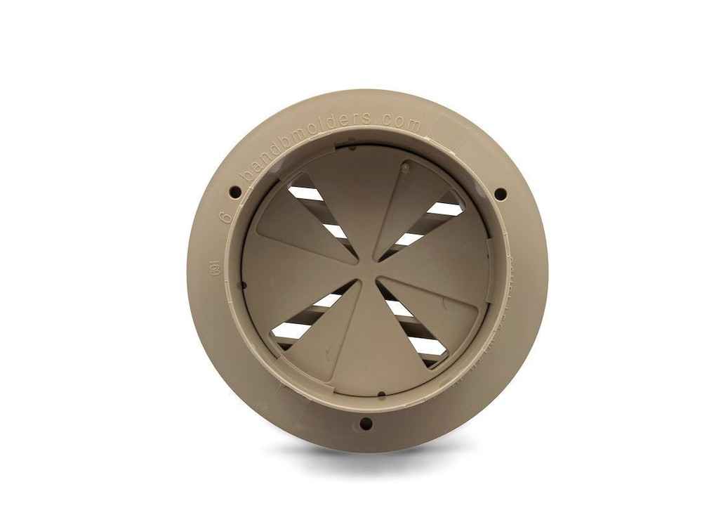 B&B MOLDERS 94269 HEAT VENT 4' W/DAMPER