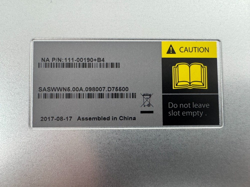 111-00190+B4 Netapp IOM6 SAS 6Gb Controller Module for DS4246