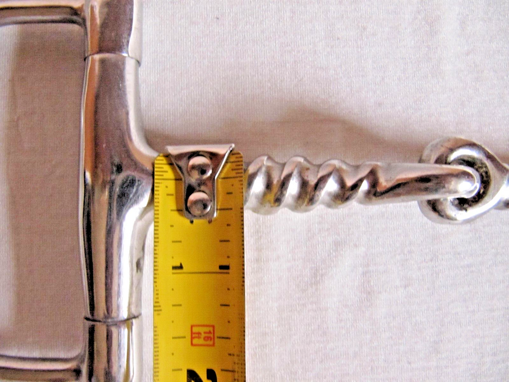 5” Corkscrew English Hunter D-Ring Snaffle Bit