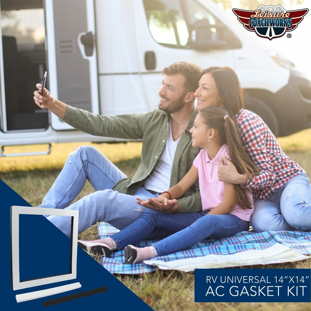 14" x 14" Seal Camper RV Roof Air Conditioner Universal Gasket Kit Waterproof