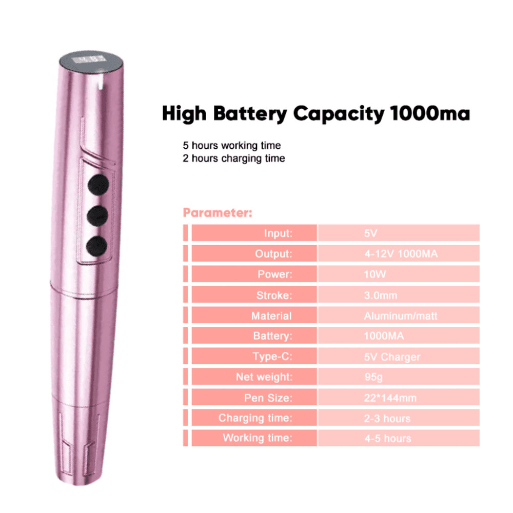 EDP FUSION Wireless PMU Tattoo Pen
