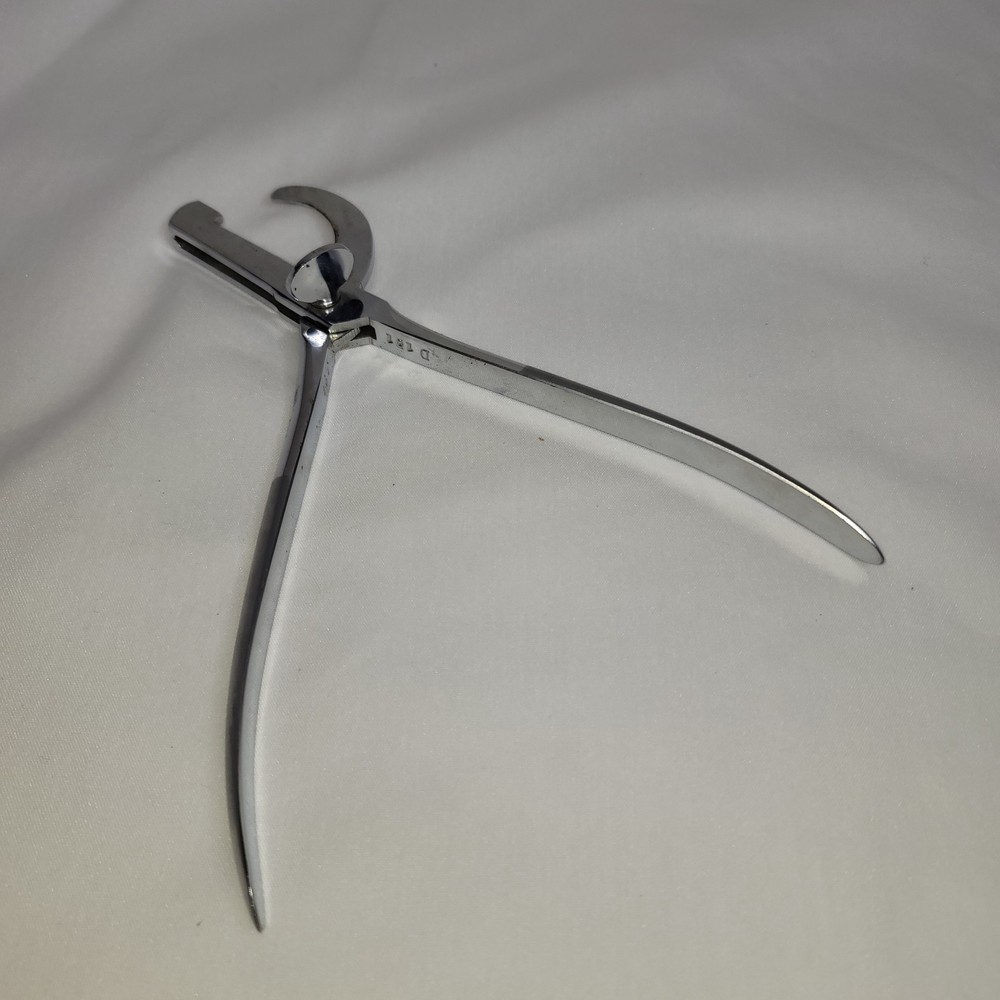 Misdom Frank Germany 9" Chrome Emasculator Castration Crush Veterinary Tool EUC