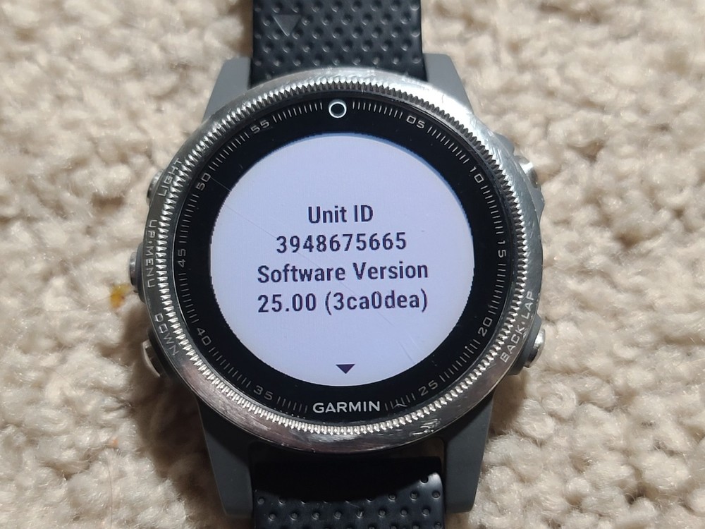 Garmin Fenix 5S Silver - USED - READ DESCRIPTION!