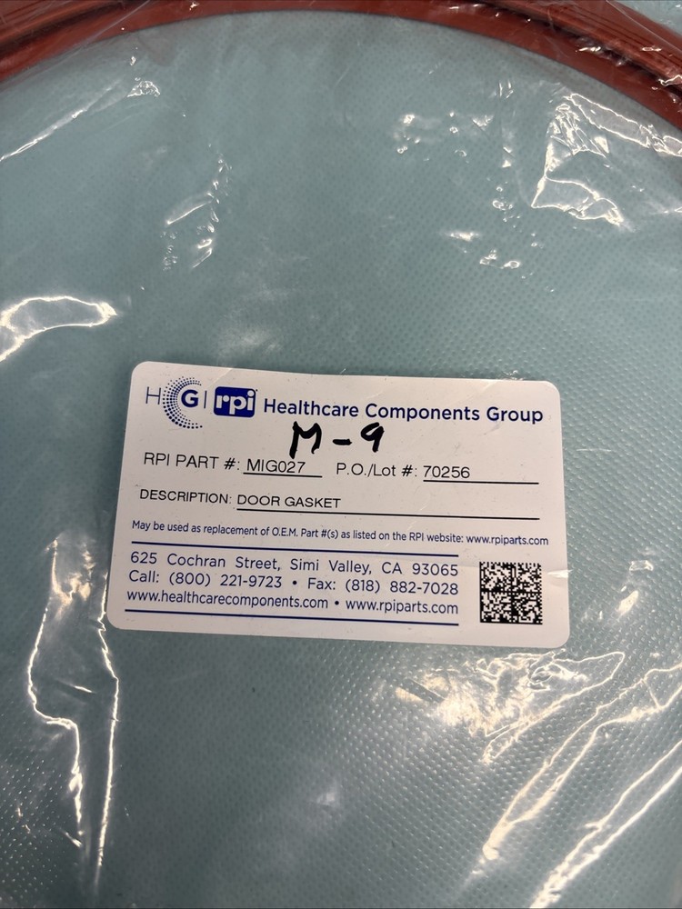 RPI #MIG027 Door Gasket