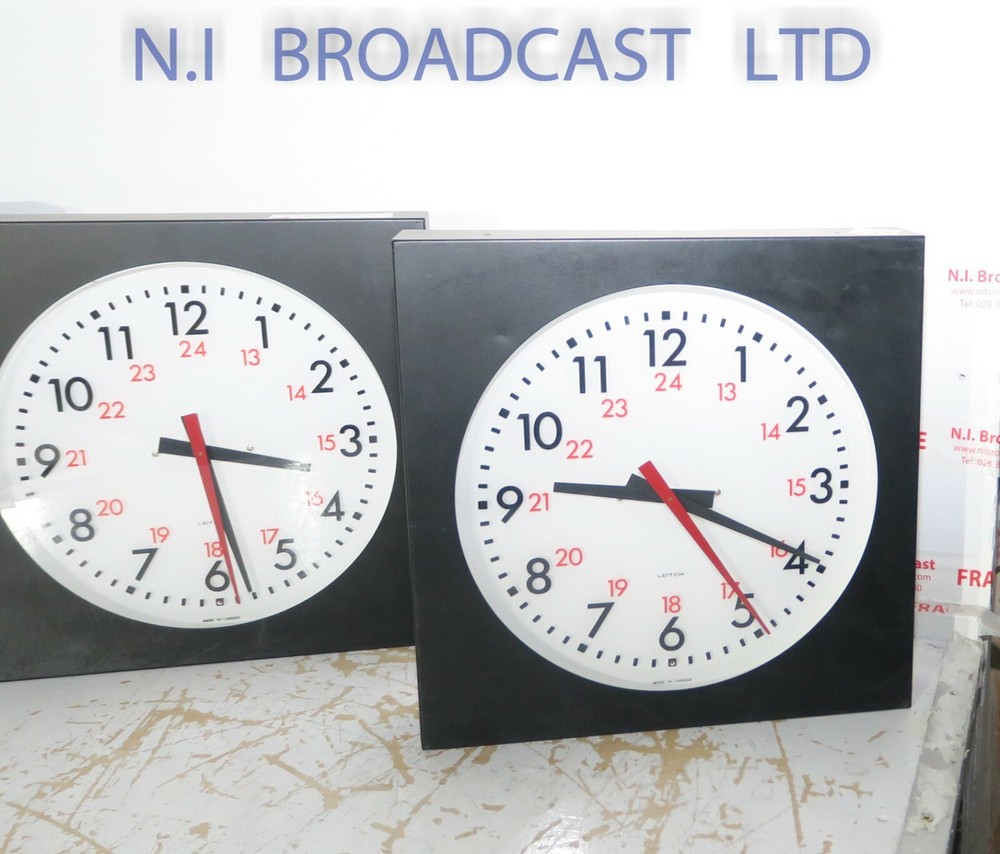 Leitch adc5112l 12inch clock with timecode input and manual