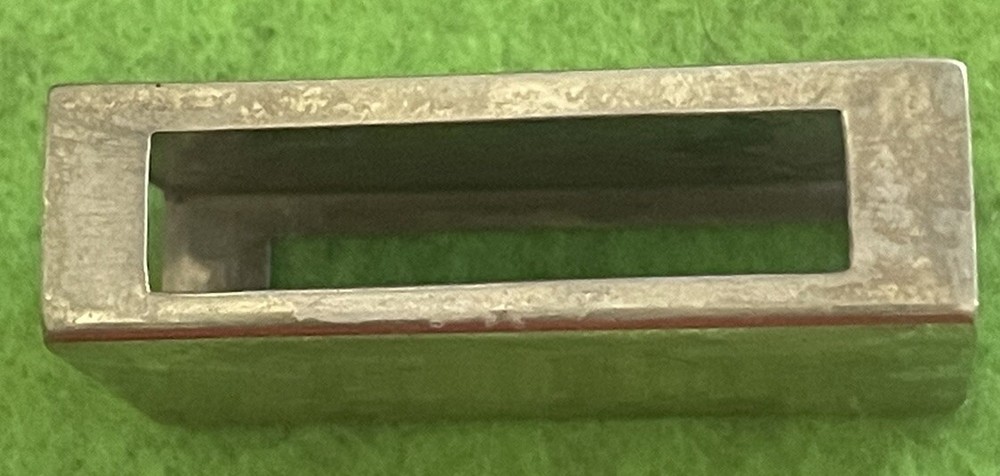 VINTAGE STERLING SILVER MATCH BOX CASE HOLDER MONOGRAMED BRITISH HALLMARKS