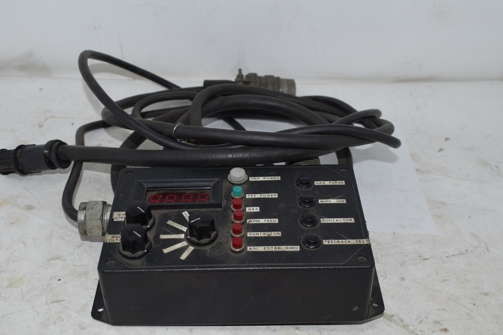 Wire Feed Welder Controller Feed Panel, Gas Purge Jogger