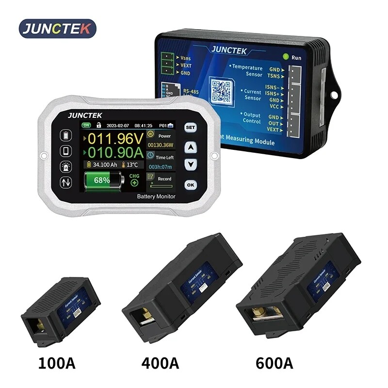 KH110F Voltage Current Tester Capacity Indicator RV Battery VA Coulomb Meter