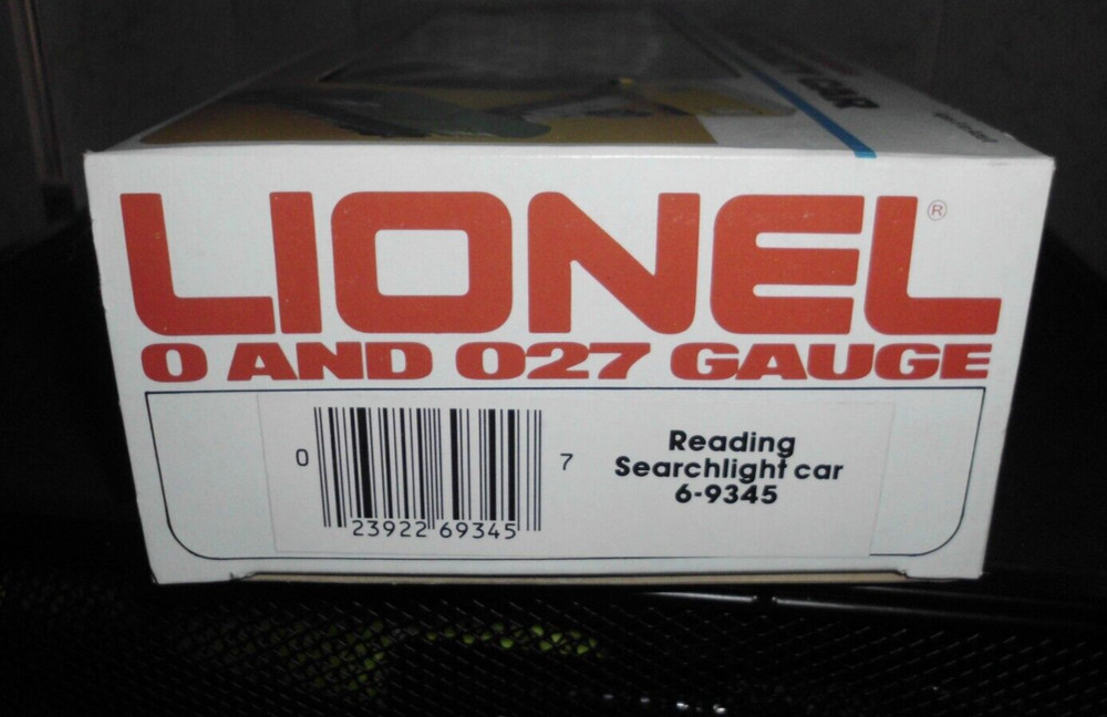 Lionel Reading Searchlight Car 6-9345 MIB